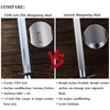 KOPALA Sharpening Steel Knife Sharpener Rod Flat 12 Inches Honing