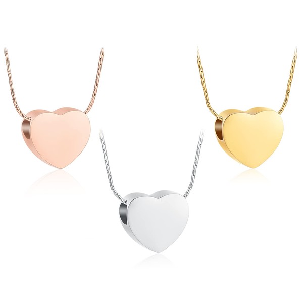 constantlife - Joyería de cremación para cenizas, colgante de corazón,