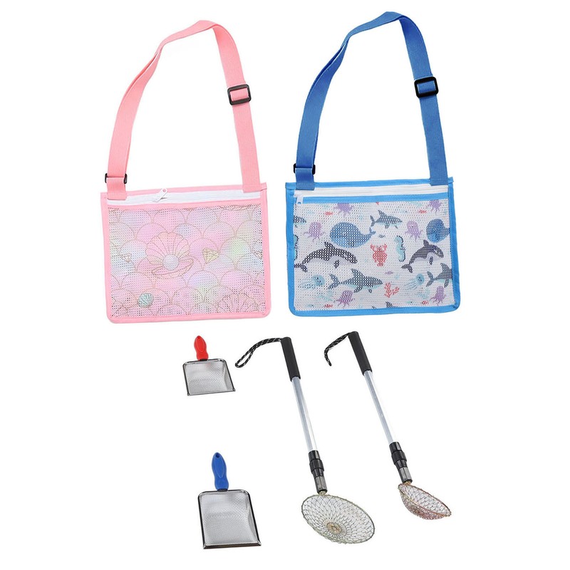 6pcs Shelling Tools for Beach Include Sand Sifter with Extra