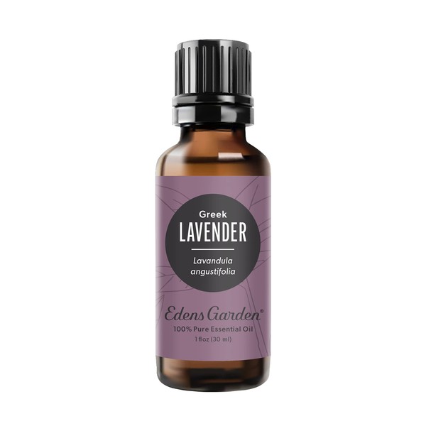 Edens Garden Lavender- Greek Essential Oil, 100% Pure Therapeutic Grade (Undiluted Natural/Homeopathic Aromatherapy Scented Essential Oil Singles) 30 ml