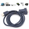 USB to RS232 Serial Cable Black Industrial Grade 9Pin Computer