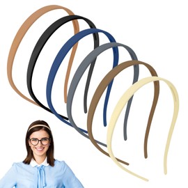 patinadrift 6 Stück Haarreifen Damen,Zickzack Haarreif mit Klammern,Make Up Haarreif Haarreifen Kinder,Rutschfestes Stirnband für Alltag und Brillen