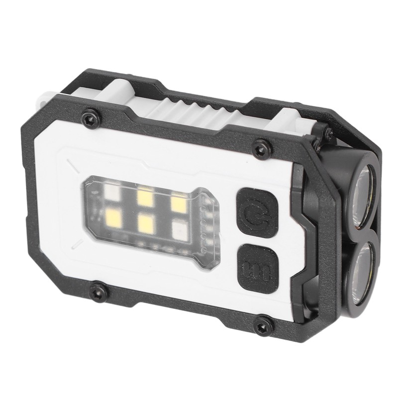 Small Powerful EDC Flashlight 300LM USB Rechargeable Mini Pocket Keychain