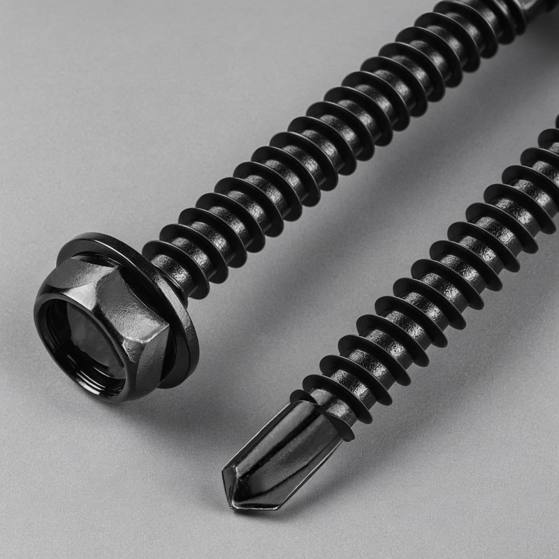 BNUOK #12 x 1 Inch Self Drilling Screws, (88pcs) 1
