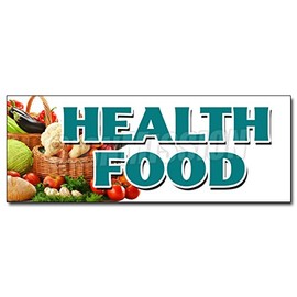 12" Health Food Decal Sticker Vegetarian Vegan Organic GMO Produce Healthy