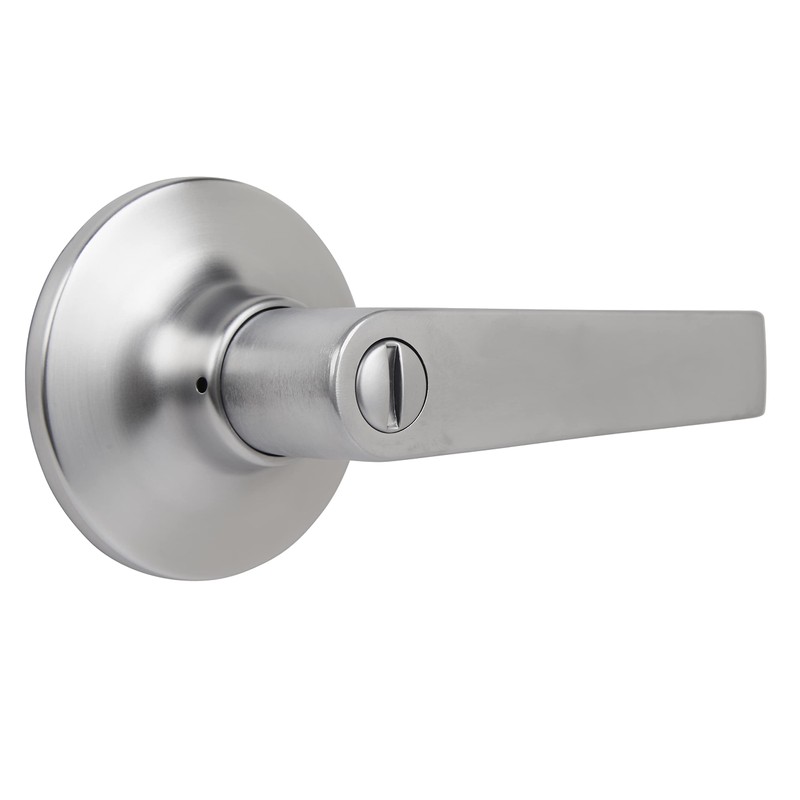 BRINKS Commercial - Light Duty Privacy Door Lever, Satin Chrome