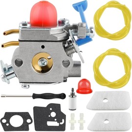128LD Carburetor Tune Up Kits Compatible with Husqvarna 128L 128C 128CD 128LDX 128R 128RJ 128DJX 125R 125L String Trimmer Brush Cutter Repalces 545081848 C1Q-W40A