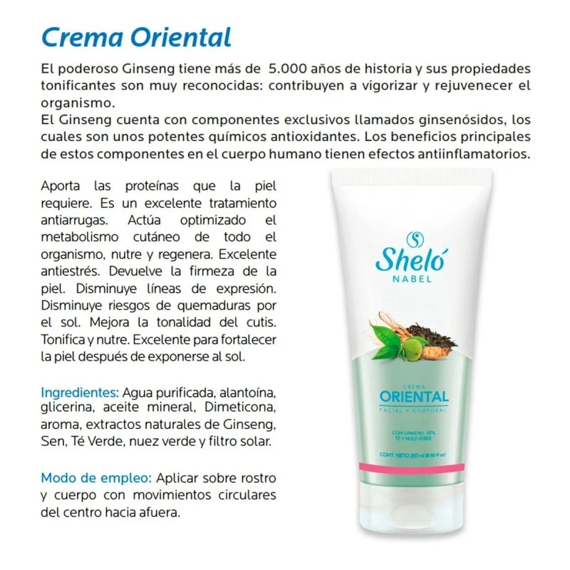 Crema Rosacea Piel Sensible Natural 250 Shelo Nabel