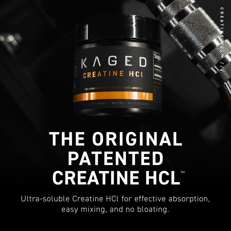 Kaged Creatine HCL Powder 75 Servings Lemon Lime