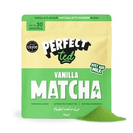 PerfectTed Vanilla Matcha Powder - Ceremonial Grade for Lattes & Smoothies