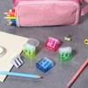 Mr. Pen- 24Pcs Pencil Sharpener Manual, Small Dual Hole Pencil
