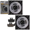 NICHE Front Brake Rotor Pad Semi Metallic Kit For Suzuki