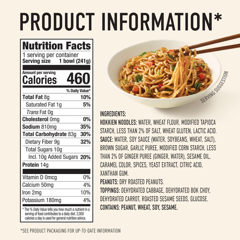 Annie Chun's Noodle Bowl, Chinese-Style Kung Pao, Vegan, Non-GMO, 8.5-oz