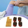 Milageto Solid Massage Stick Set,Bamboo Massage Roller Sticks for Relax