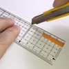 mochimono 640114 Mochimono Non-slip Ruler Pitat Ruler Grid 5.9 inches