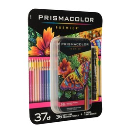 Prismacolor  Premier Colored Pencils, Soft Core Assorted Colours , (37 Pieces )