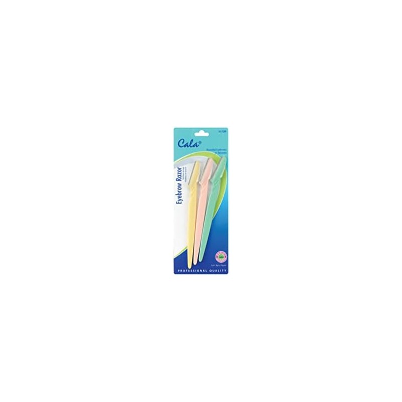 CALA Eyebrow Razor 3pcs (Model: 70 723B) by Cala