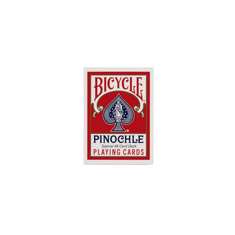 Bicycle Pinochle - Cartas de Juego, índice estándar, 1 baraja