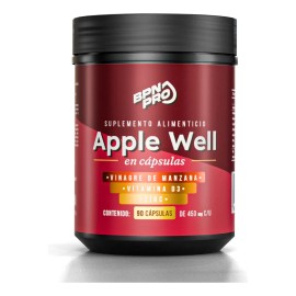 Vinagre de Sidra de Manzana Orgnico en Cpsulas Apple Well BPN PRO  Pastillas de Vinagre de Manzana 90 Caps  Suplemento Natural con Vitamina D3 y Zinc 