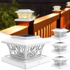 VOLISUN Solar Post Cap Lights Outdoor, Solar Powered Fence Cap