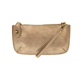 Joy Susan Womens Crossbody Wristlet Clutch Lustre Lux - Rose Gold