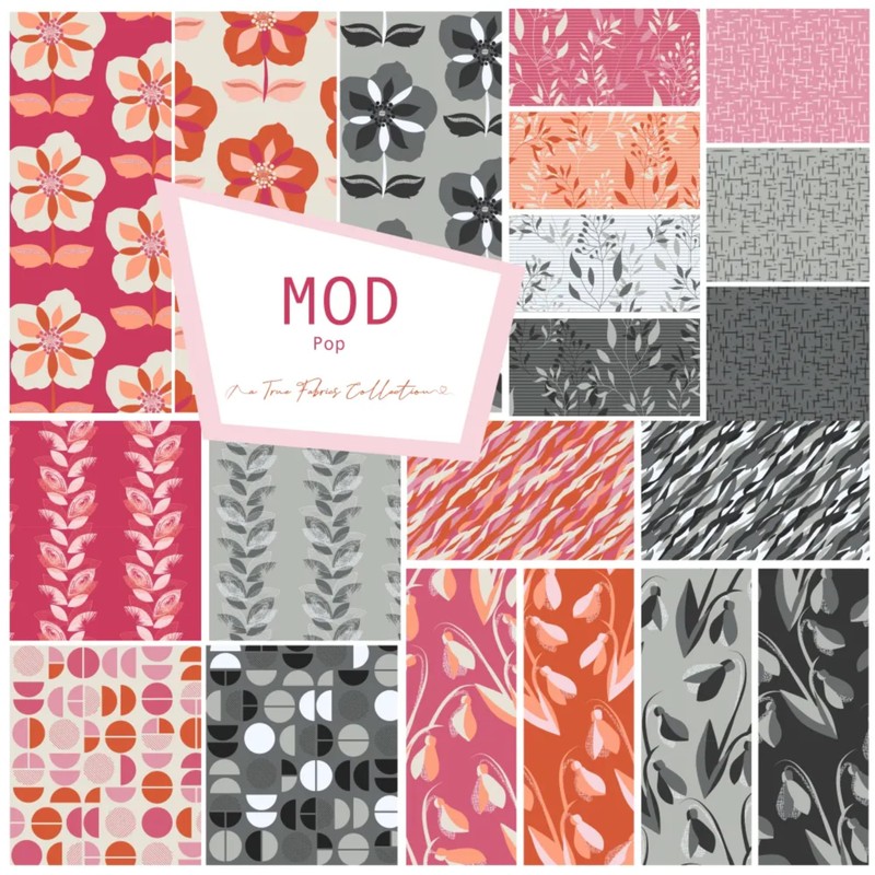 True Fabrics MOD Pop - Tela precortada (cuadrados de 5