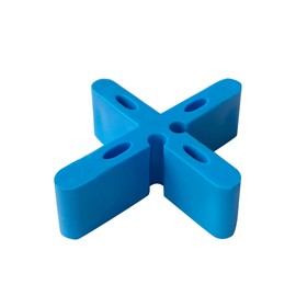 Patio Leveling Spacer 5/8 inch Height 15mm Patio Paver Leveling Clips Blue Color Outdoor Bricklaying Spacer with Breaking Point Become T Spacer Masonry Floor Spacer