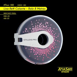 Nail Disposable File in a Plastic Case STICK ON 8m Exclusive Staleks ATlux-180