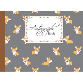 Autograph Book: Dogs Cover | Autograph Book for Adults & Kids, 150 Blank Pages, Starlight Design, Keepsake, Memory Book, Size 8.25" x 6"