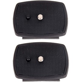 Regetek 44mm Tripod Quick Release QR Plate Replacement Camera Mounting Adapter for Victiv T72, T64, T57 POLAM-FOTO 55", Ambico, Vista Explorer 60”, Sony, Sunpak, Ravelli, Velbon (Pack of 2)