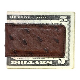 Real Leather Creations Magnetic Money Clip for Men Exotic Money Clip for Men with 2 Strong Shielded Magnets | Minimalist, Slim Money Clip Holds 10 to 12 Bills