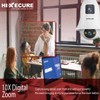 Hixecure 4MP(2MP+2MP) Dual Lens Bulb WiFi Camera –Motion Detection, Night