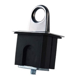 PROGRIP 810190 Trailer Transport and Tuck Bed Tie Down Anchor Point: Chrome with EPDM Rubber Block, Large (Pack of 1)