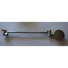 Deluxe Aussie Style Shower Chrome/Gold with 15" Extension