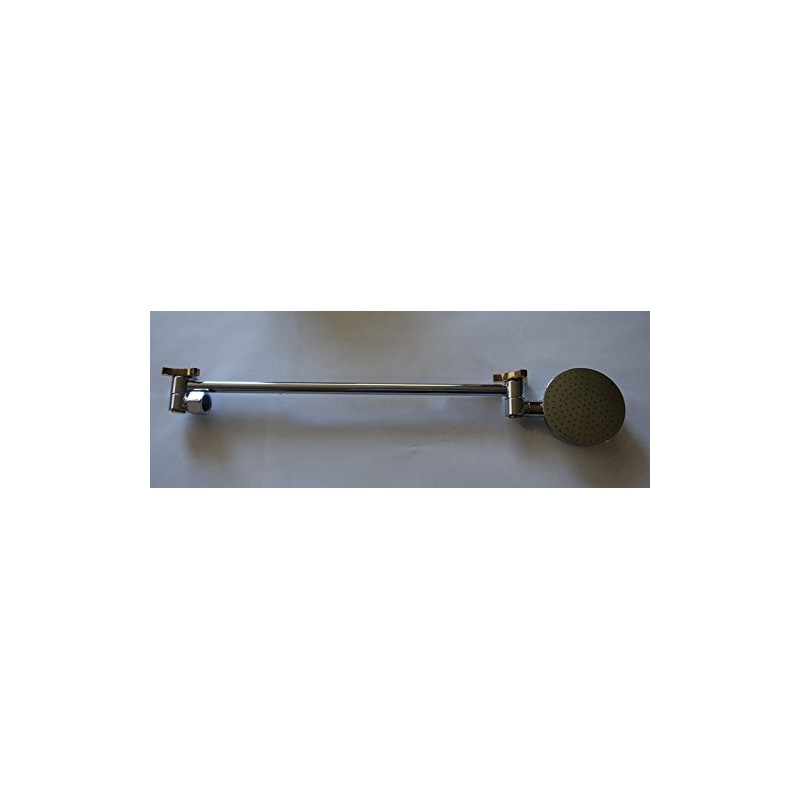 Deluxe Aussie Style Shower Chrome/Gold with 15" Extension