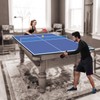 8/9ft Mid-Size Ping Pong Conversion Top with Net Set for