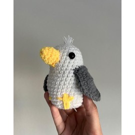 Seagull Crochet Kit - Add Crochet Hook: Add Crochet Hook, Magic Ring Guide: No Magic Ring Guide