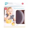 Bumkins Baby Bowl, Silicone Feeding Set with Suction for Baby