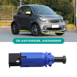 YINETTECH Car Brake Light Switch Compatible with Smart Cabrio City-Coupe Fortwo Cabrio Fortwo Coupe 450 A4515450209 A4525450009 4-Pin Plug Switch