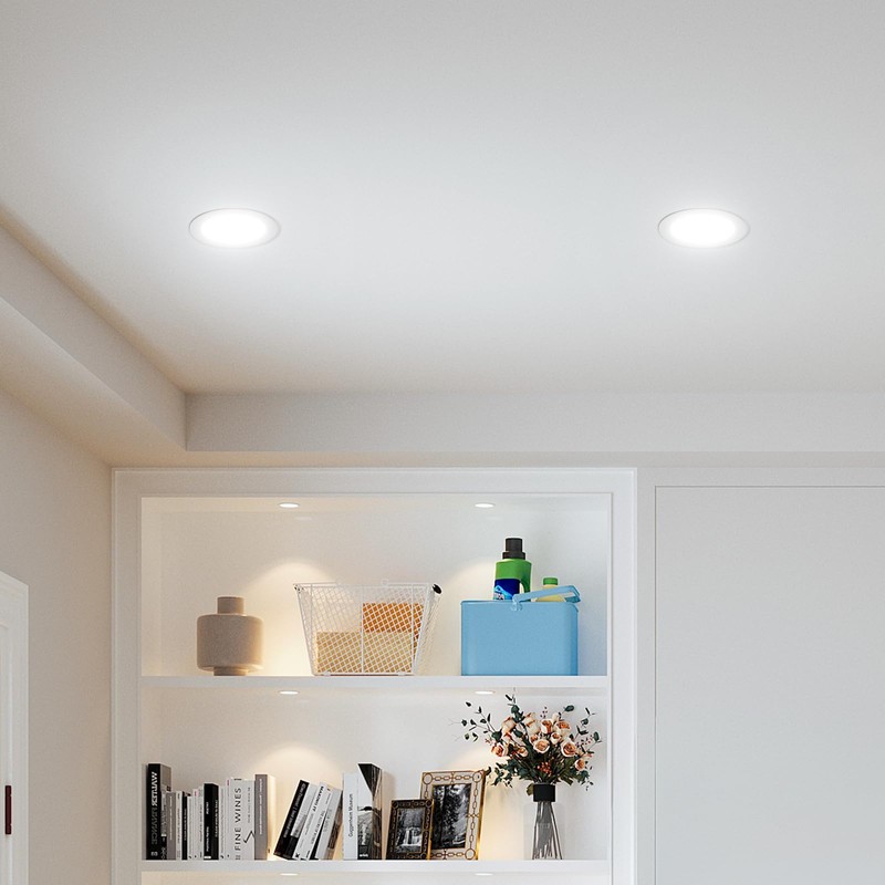 Amico 12 Pack 4 Inch 5CCT Ultra-Thin LED Recessed Dimmable