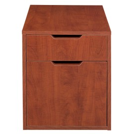 Niche Mod Freestanding Box File Pedestal with no Tools Assembly- Cherry