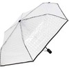 iX-brella Pocket Umbrella Transparent with Lens Effect and Coloured Handle