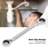 Double Ended Ring Wrench Universal Chrome Vanadium Steel 72 Tooth