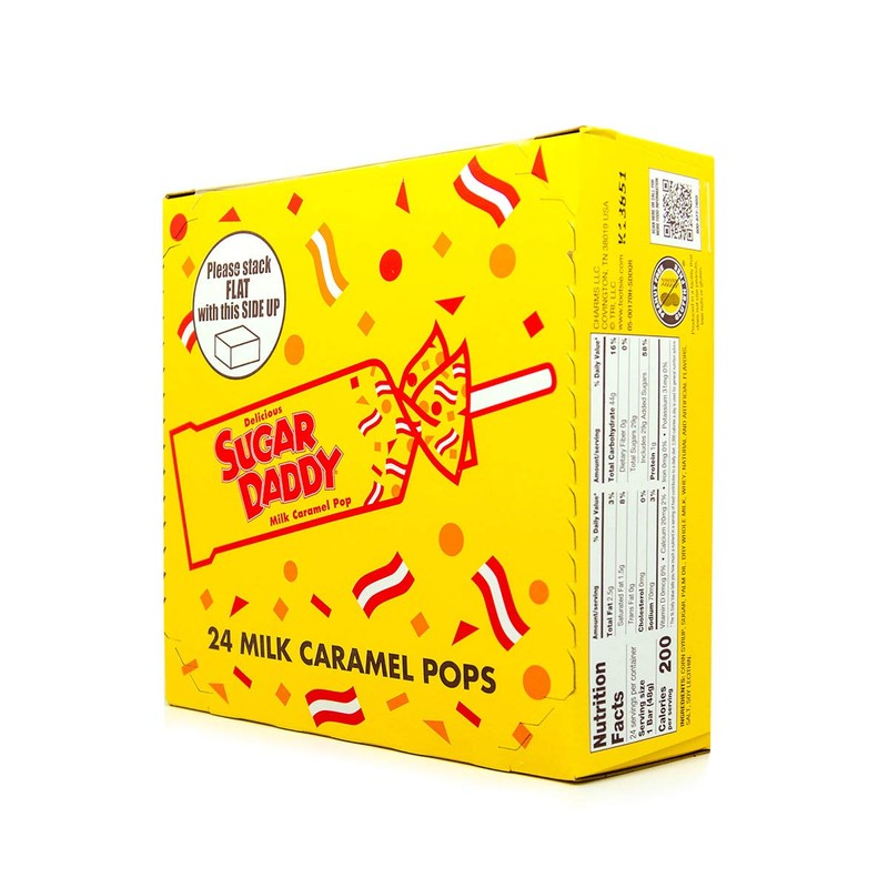 Sugar Daddies Milk Caramel Pops – Individually Wrapped Long Lasting
