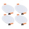 Leapiture 4 Pcs 4in RV Ceiling Domelight, DC 12V RV
