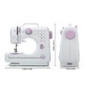 Mini Sewing Machine by Galadim (Including Extension Table and Sewing