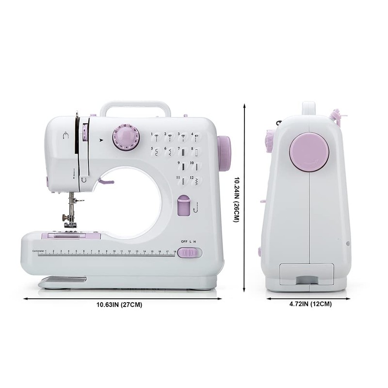 Mini Sewing Machine by Galadim (Including Extension Table and Sewing