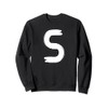Creative Bold White Letter S - Design - Alphabet -
