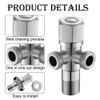 1 x angle valve, 1/2 inch, universal angle valve with