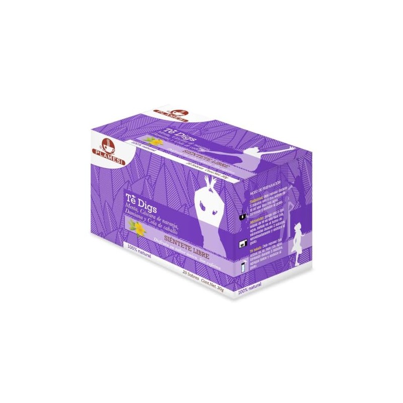 Plamesi Diges Digestivo Infusion Herbal Natural Cafeina Cajas Sobres Menta